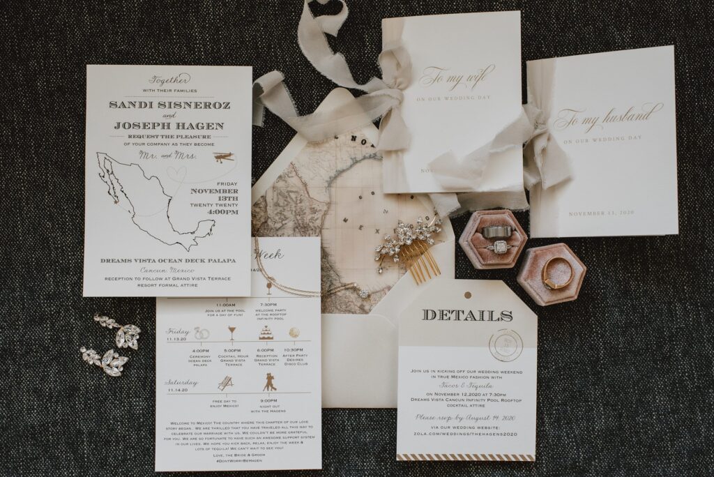 Flat lay wedding photo inspiration by Dallas Wedding Photographer Kyrsten Ashlay Photography