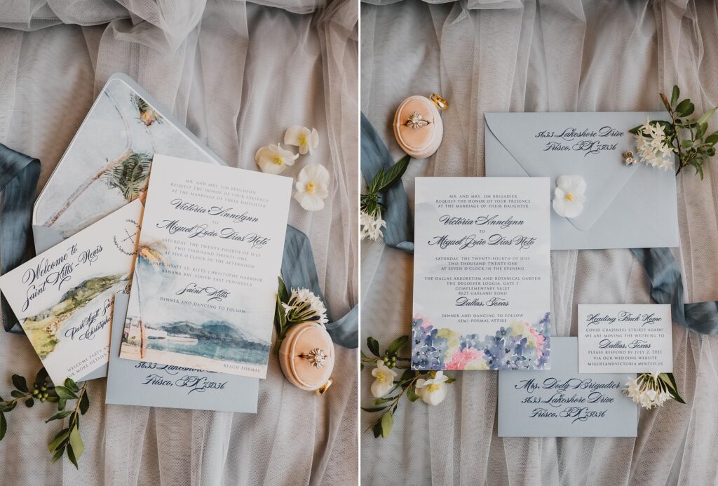 Flat lay wedding photo inspiration by Dallas Wedding Photographer Kyrsten Ashlay Photography