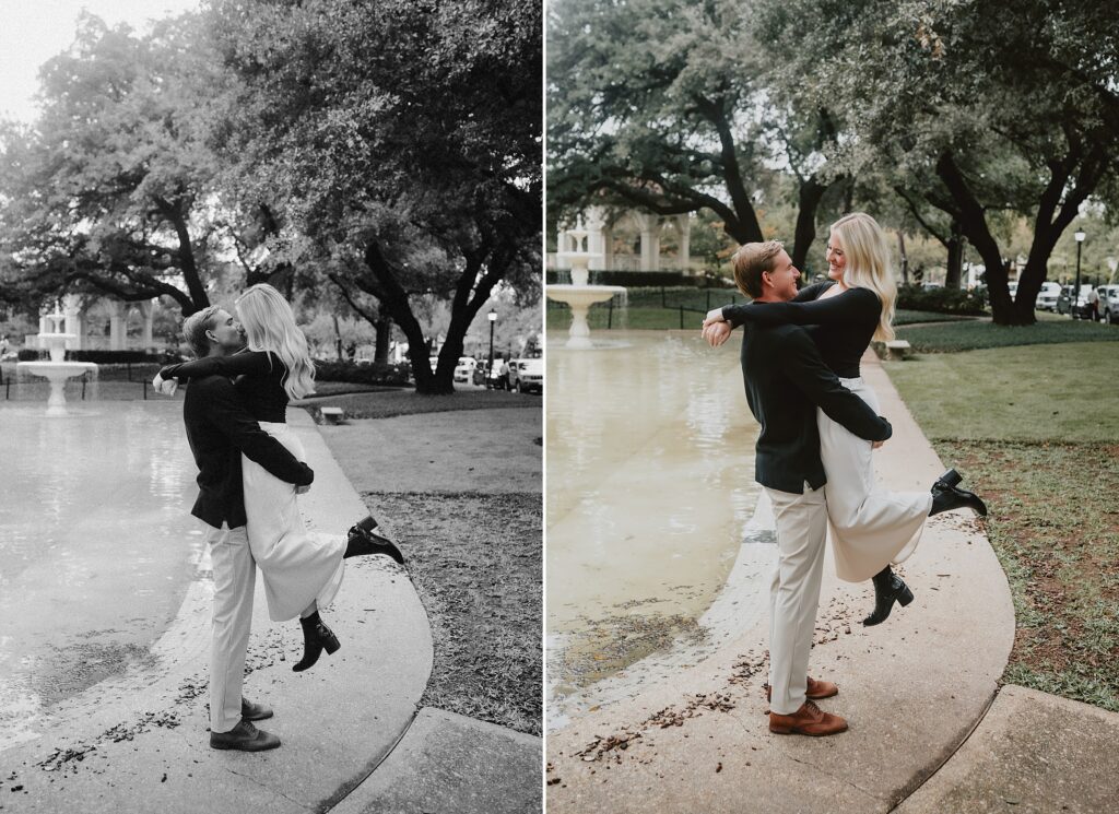 Fall Flippen Park Proposal by Dallas Proposal Photographer Kyrsten Ashlay Photography