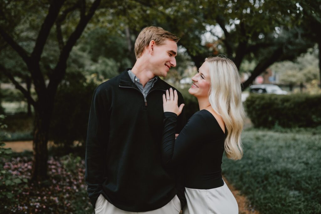 Fall Flippen Park Proposal by Dallas Proposal Photographer Kyrsten Ashlay Photography