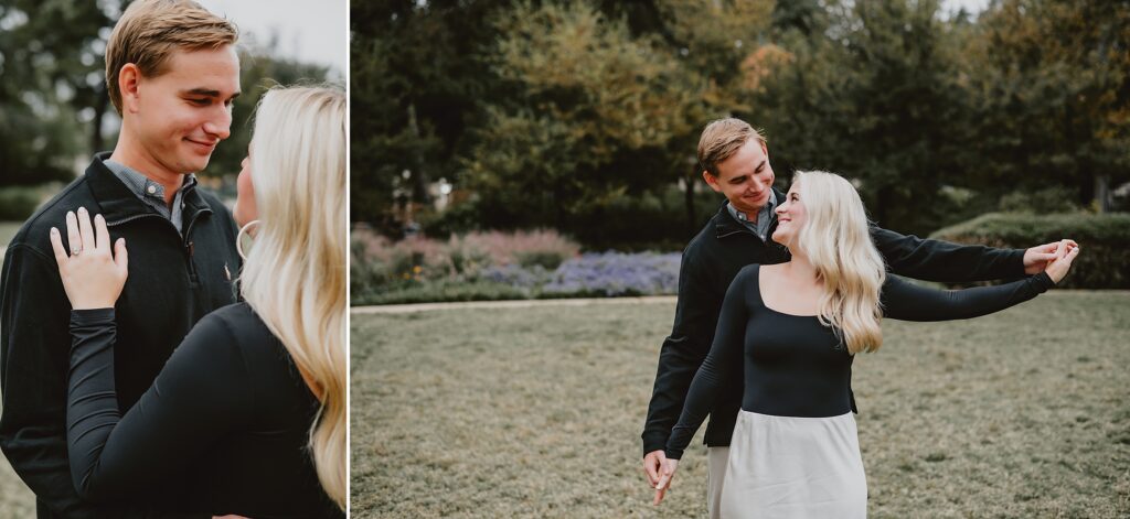 Fall Flippen Park Proposal by Dallas Proposal Photographer Kyrsten Ashlay Photography