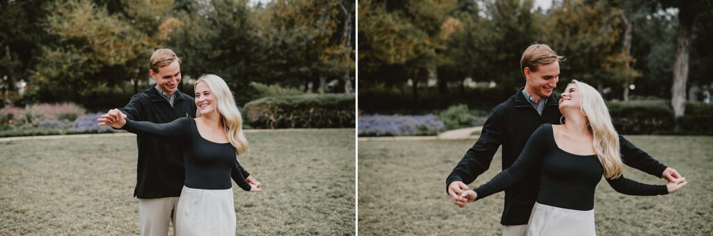 Fall Flippen Park Proposal by Dallas Proposal Photographer Kyrsten Ashlay Photography