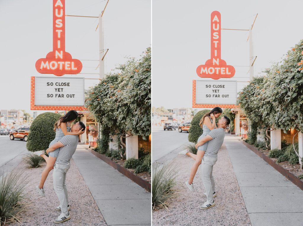 South Congress Austin Engagement Session by Austin Wedding Photographer Kyrsten Ashlay Photography 