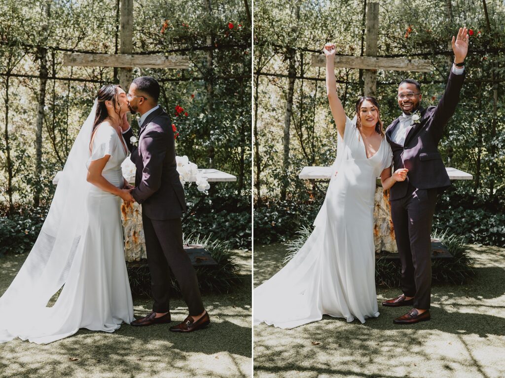 TreeChurch and Gardens Wedding in New Zealand by Destination Wedding Photographer Kyrsten Ashlay Photography