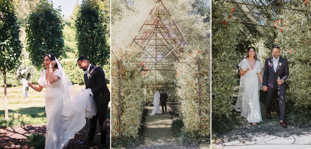 TreeChurch and Gardens Wedding in New Zealand by Destination Wedding Photographer Kyrsten Ashlay Photography