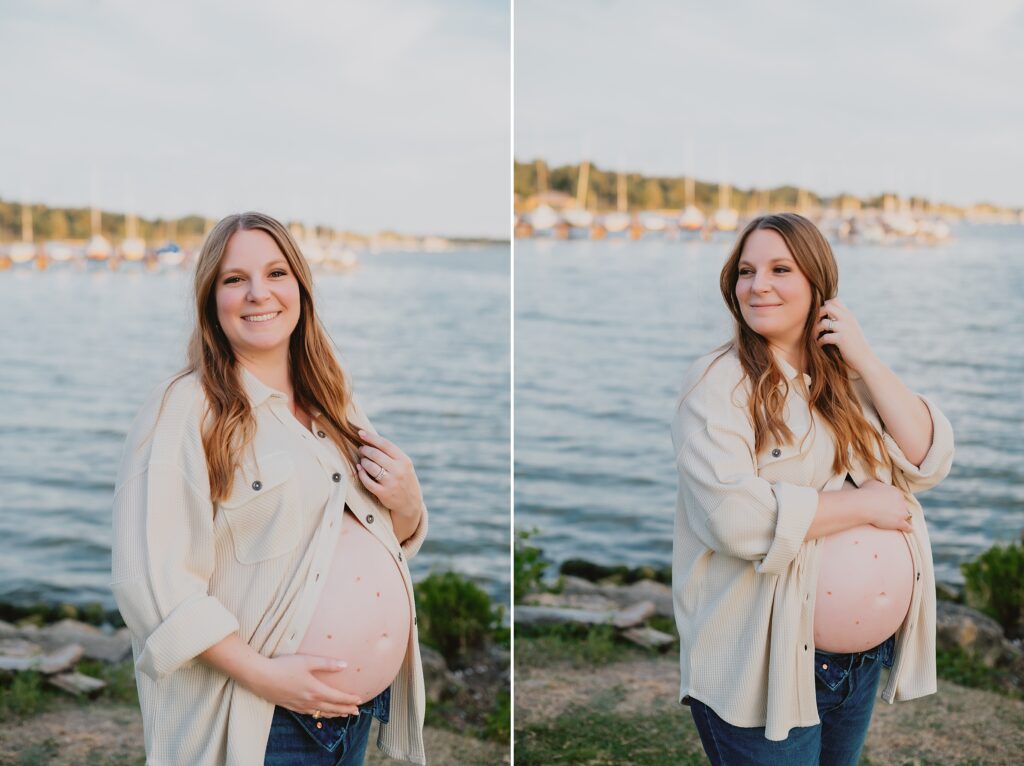 White Rock Lake Maternity Session by Dallas Maternity Photographer Kyrsten Ashlay Photography