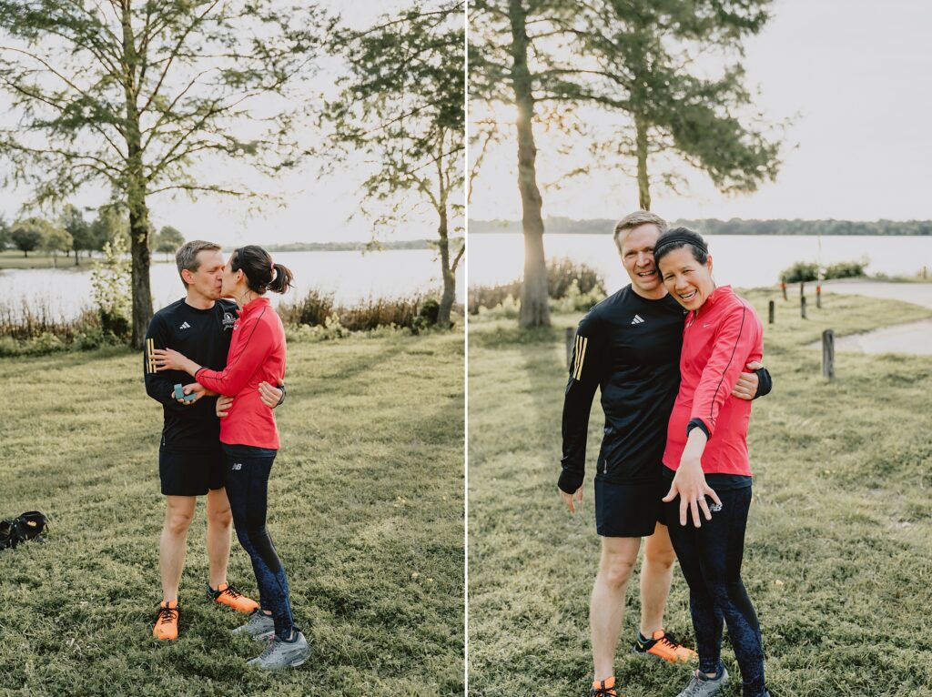 Surprise White Rock Lake Dallas Proposal by Dallas Wedding Photographer Kyrsten Ashlay Photography