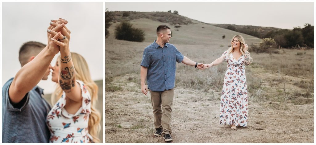 Outdoor Engagement - Thomas F. Riley Wilderness Park, Coto de Caza - Kyrsten Ashay Photography 