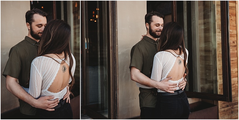 June and Christian downtown engagement session in Encinitas, Ca downtown engagement session in Encinitas, Ca
