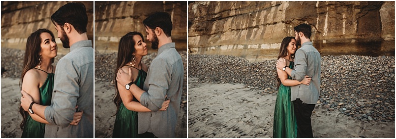 June and Christian beach engagement session in Encinitas, Ca beach engagement session in Encinitas, Ca