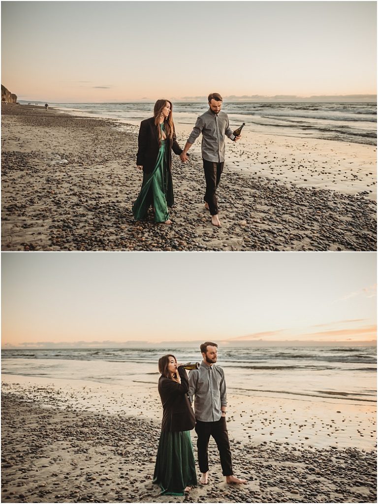 June and Christian beach engagement session in Encinitas, Ca beach engagement session in Encinitas, Ca
