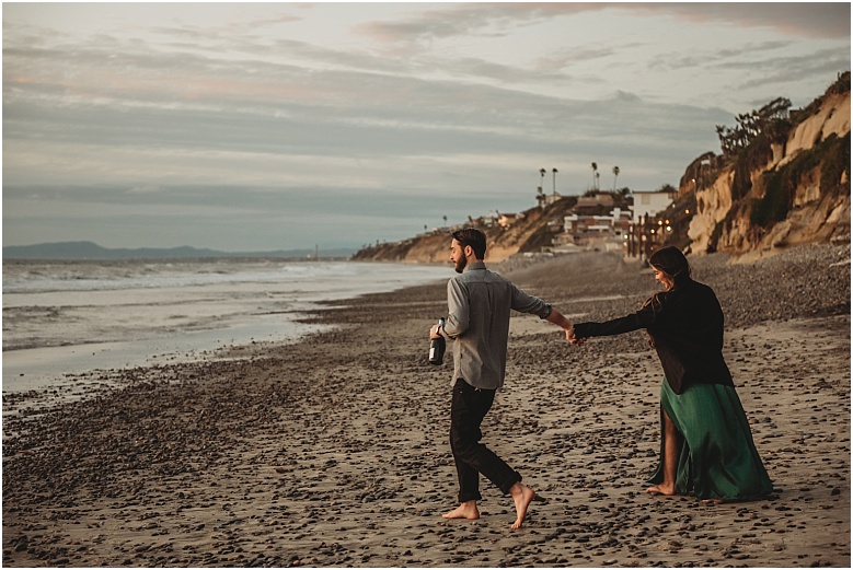 June and Christian beach engagement session in Encinitas, Ca beach engagement session in Encinitas, Ca