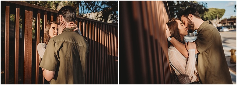 June and Christian downtown engagement session in Encinitas, Ca downtown engagement session in Encinitas, Ca