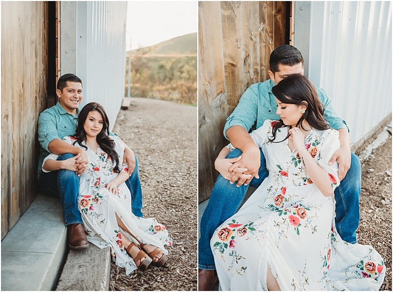 Engagement session at Owl Creek Farms Foundation, Temecula wedding venue 