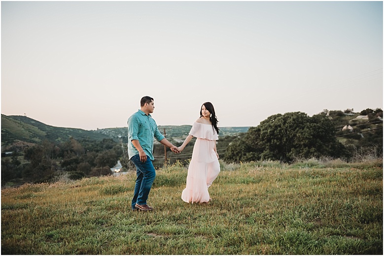 Engagement session at Owl Creek Farms Foundation, Temecula wedding venue 