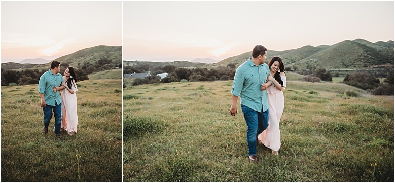 Engagement session at Owl Creek Farms Foundation, Temecula wedding venue 