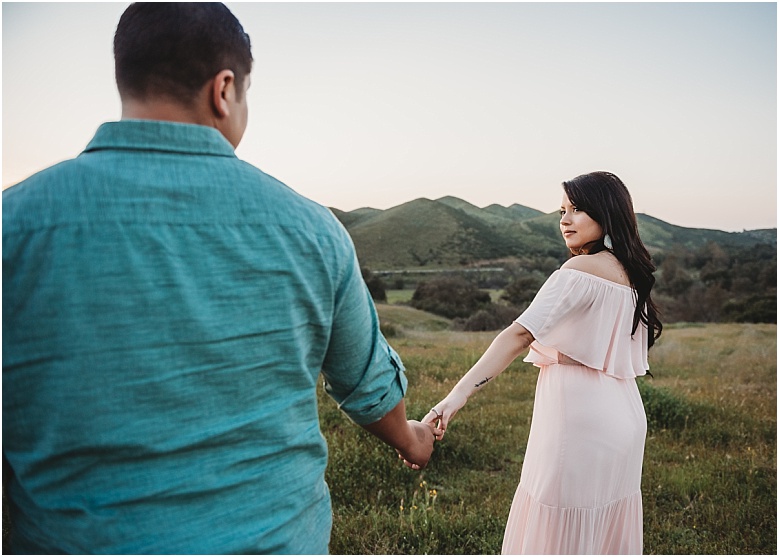 Engagement session at Owl Creek Farms Foundation, Temecula wedding venue 