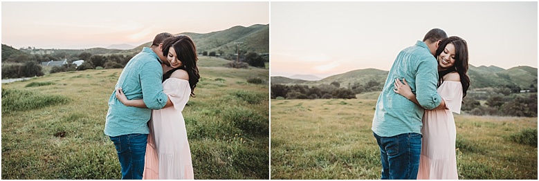 Engagement session at Owl Creek Farms Foundation, Temecula wedding venue 