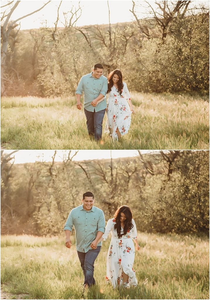 Engagement session at Owl Creek Farms Foundation, Temecula wedding venue 