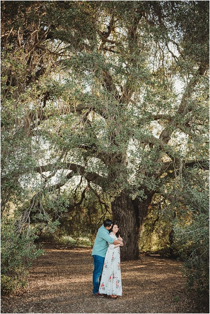 Engagement session at Owl Creek Farms Foundation, Temecula wedding venue 
