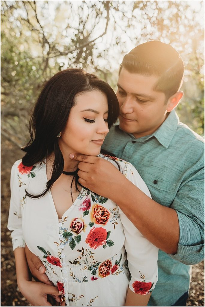 Engagement session at Owl Creek Farms Foundation, Temecula wedding venue 