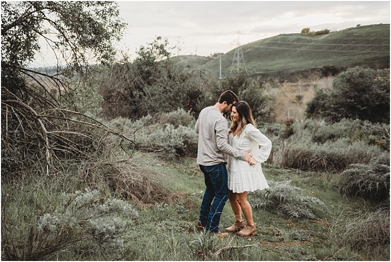 Hillside Engagement session in Ladera Ranch, CA by Dallas, Texas wedding photographer