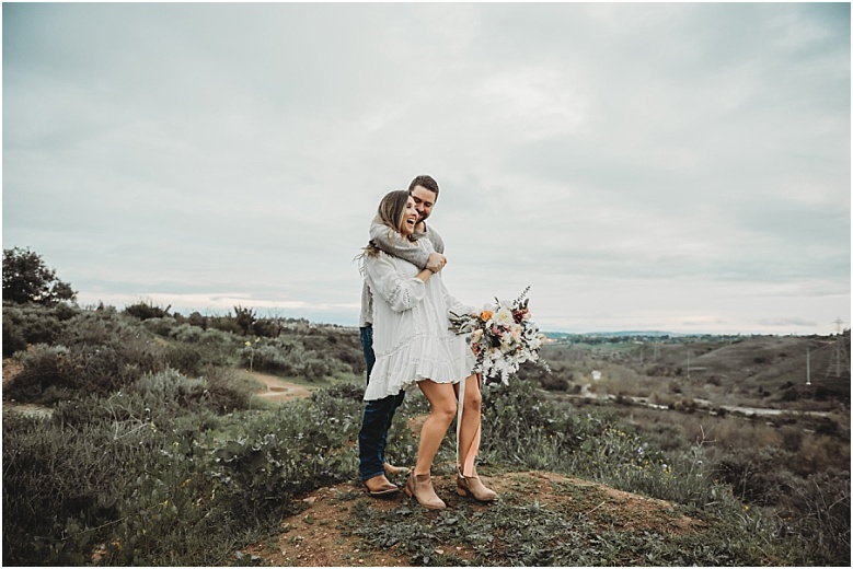 Hillside Engagement session in Ladera Ranch, CA by Dallas, Texas wedding photographer