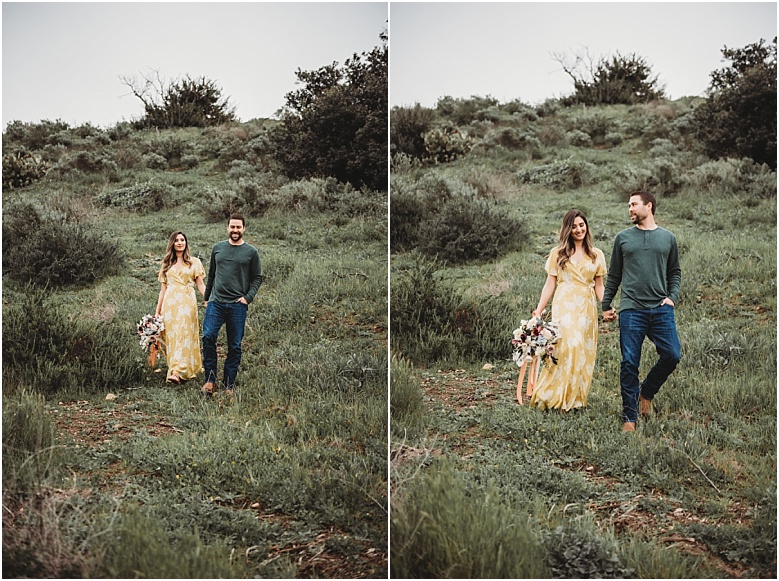 Hillside Engagement session in Ladera Ranch, CA by Dallas, Texas wedding photographer
