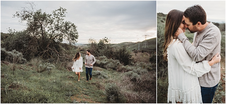 Hillside Engagement session in Ladera Ranch, CA by Dallas, Texas wedding photographer
