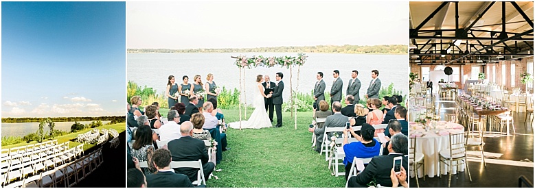 Dallas lakefront wedding venue -- The Filter Building