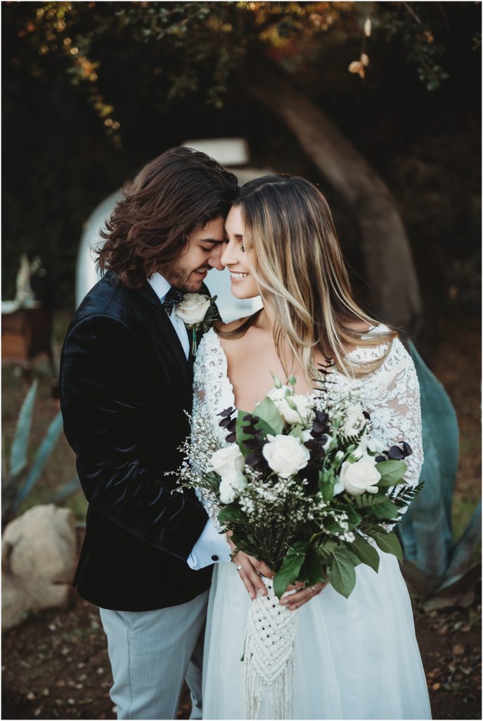 Bride and Groom at The Retro Ranch in Temecula, CA by Dallas Wedding Photographer