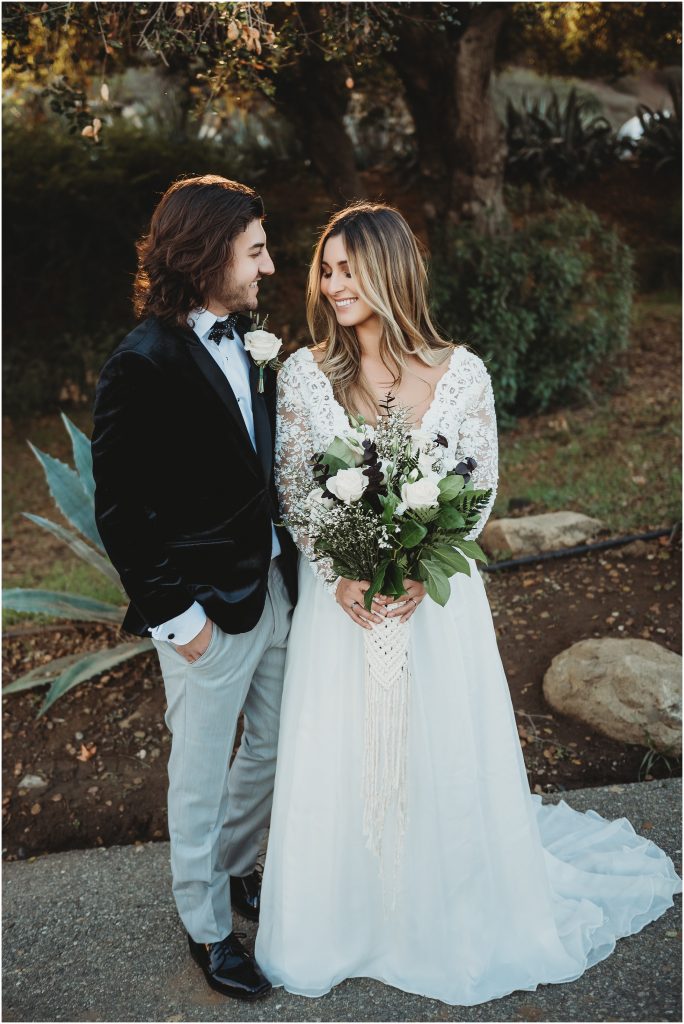 Bride and Groom at The Retro Ranch in Temecula, CA by Dallas Wedding Photographer
