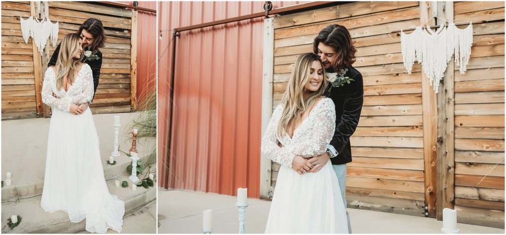 Bride and Groom at The Retro Ranch in Temecula, CA by Dallas Wedding Photographer