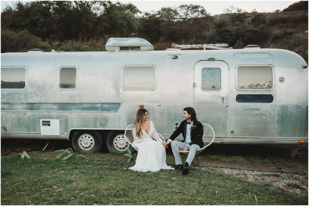 Bride and Groom at The Retro Ranch in Temecula, CA by Dallas Wedding Photographer
