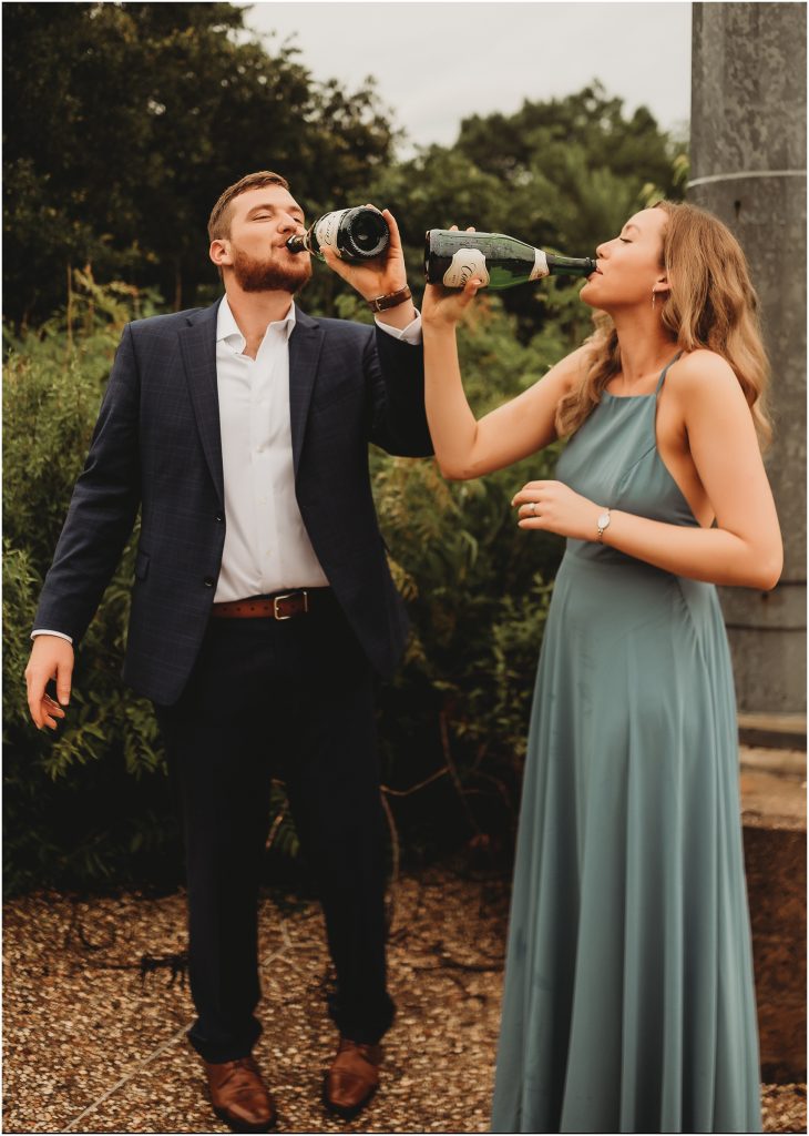 Engagement session in the Butterfly House in the Texas Discovery Gardens in Dallas, Texas by Dallas Wedding Photographer