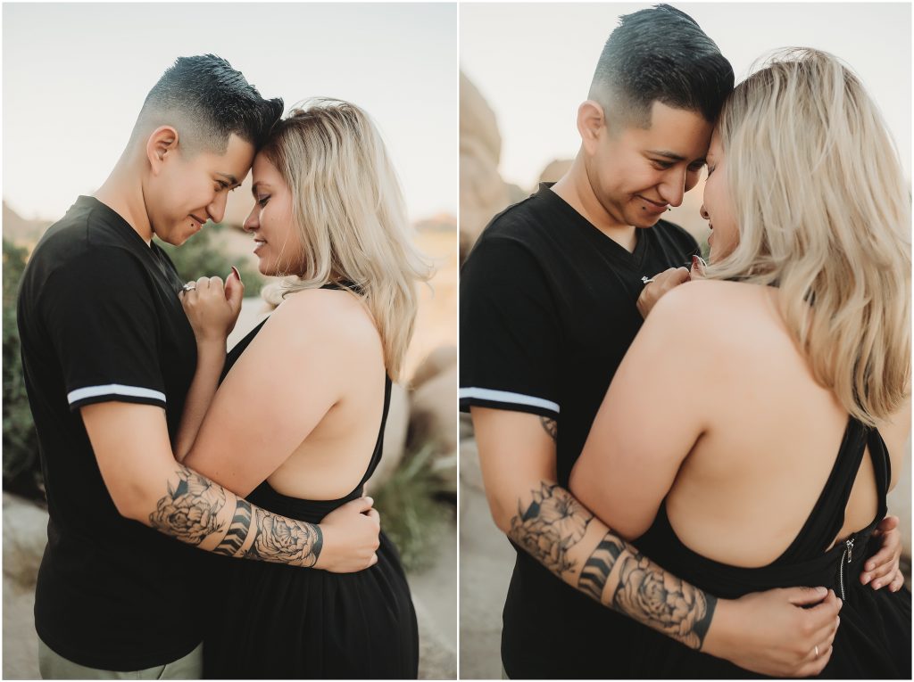 Joshua Tree National Park wedding proposal by Dallas based Wedding and Elopement Photographer
