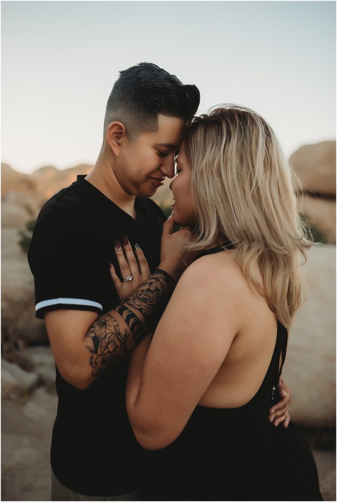 Joshua Tree National Park wedding proposal by Dallas based Wedding and Elopement Photographer