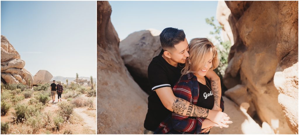 Joshua Tree National Park wedding proposal by Dallas based Wedding and Elopement Photographer