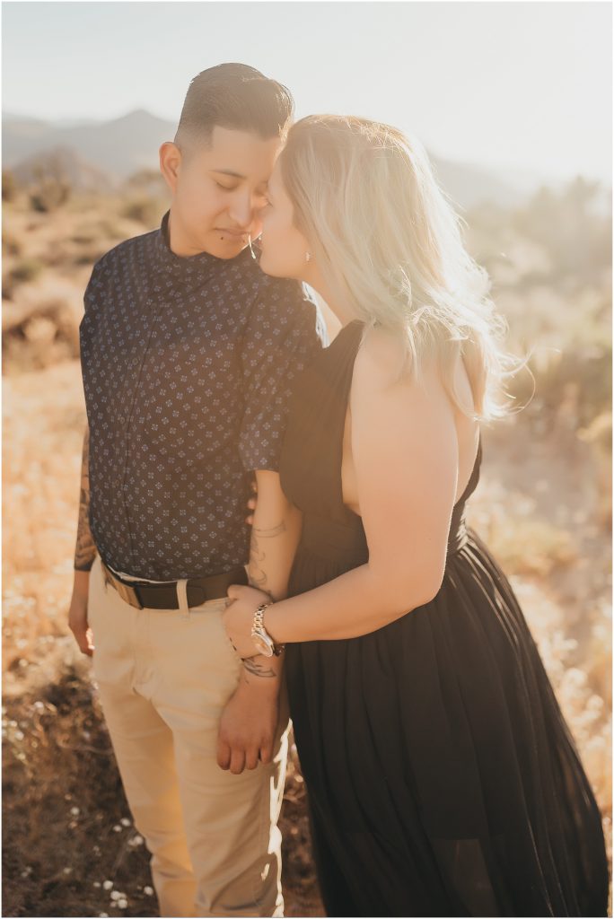 Joshua Tree National Park wedding proposal by Dallas based Wedding and Elopement Photographer