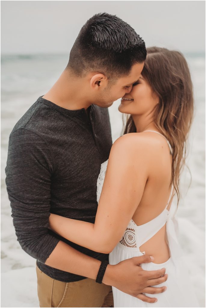 Intimate San Diego beach engagement session at Blacks Beach in La Jolla, CA by Dallas Wedding Photographer