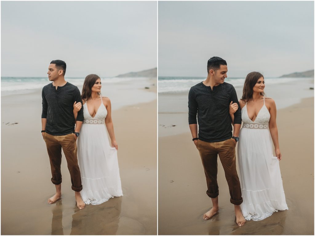 Intimate San Diego beach engagement session at Blacks Beach in La Jolla, CA by Dallas Wedding Photographer