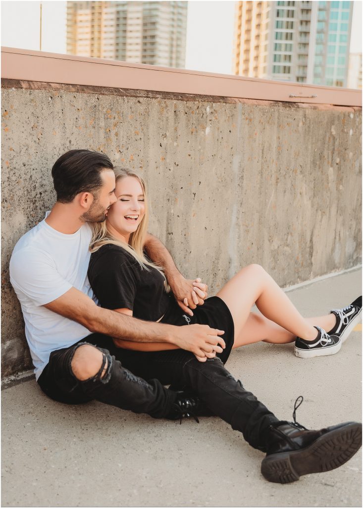 Downtown Dallas Couples Session by Dallas Wedding Photographer Kyrsten Ashlay Photography 