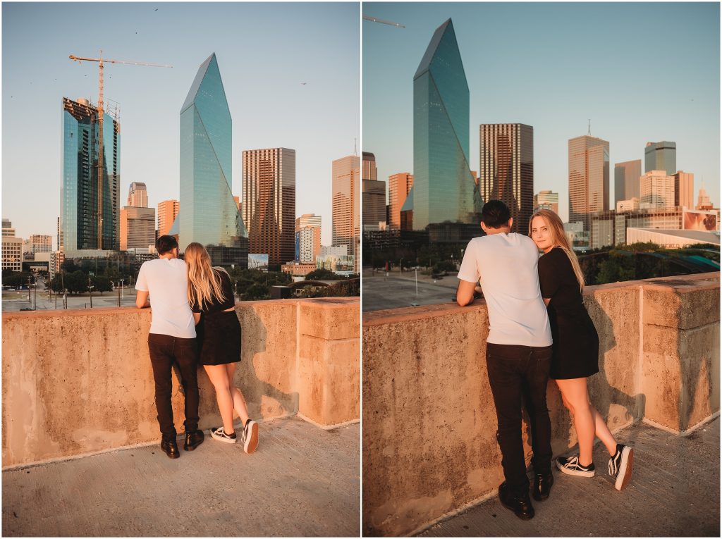 Downtown Dallas Couples Session by Dallas Wedding Photographer Kyrsten Ashlay Photography 