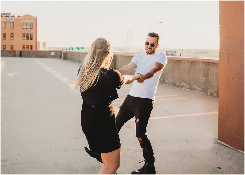 Downtown Dallas Couples Session by Dallas Wedding Photographer Kyrsten Ashlay Photography 