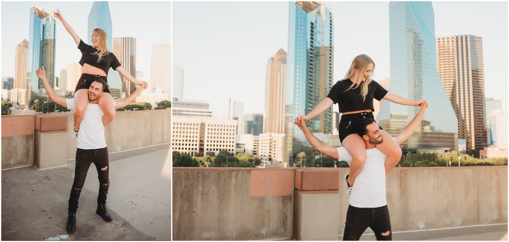 Downtown Dallas Couples Session by Dallas Wedding Photographer Kyrsten Ashlay Photography