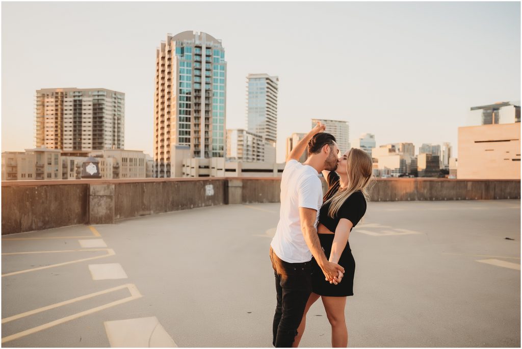 Downtown Dallas Couples Session by Dallas Wedding Photographer Kyrsten Ashlay Photography 
