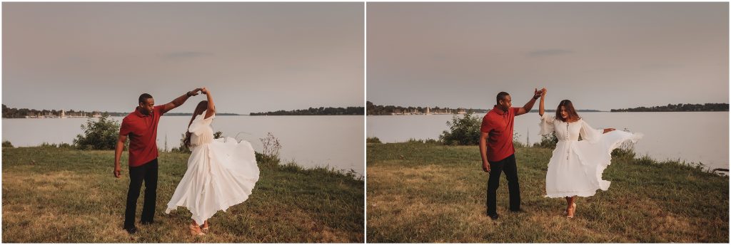 White Rock Lake Engagement Session by Dallas Wedding Photographer Kyrsten Ashlay Photography