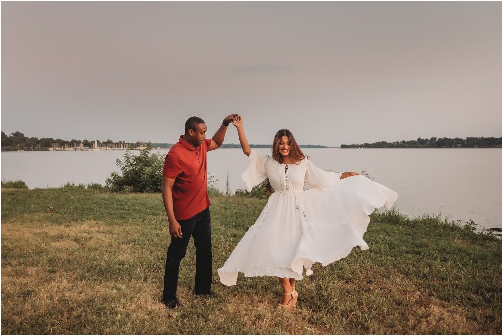 White Rock Lake Engagement Session by Dallas Wedding Photographer Kyrsten Ashlay Photography