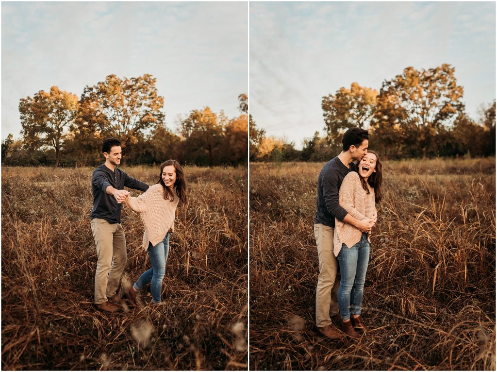 Sunrise White Rock Lake Engagement Session by Wedding Photographer in Dallas Kyrsten Ashlay Photography