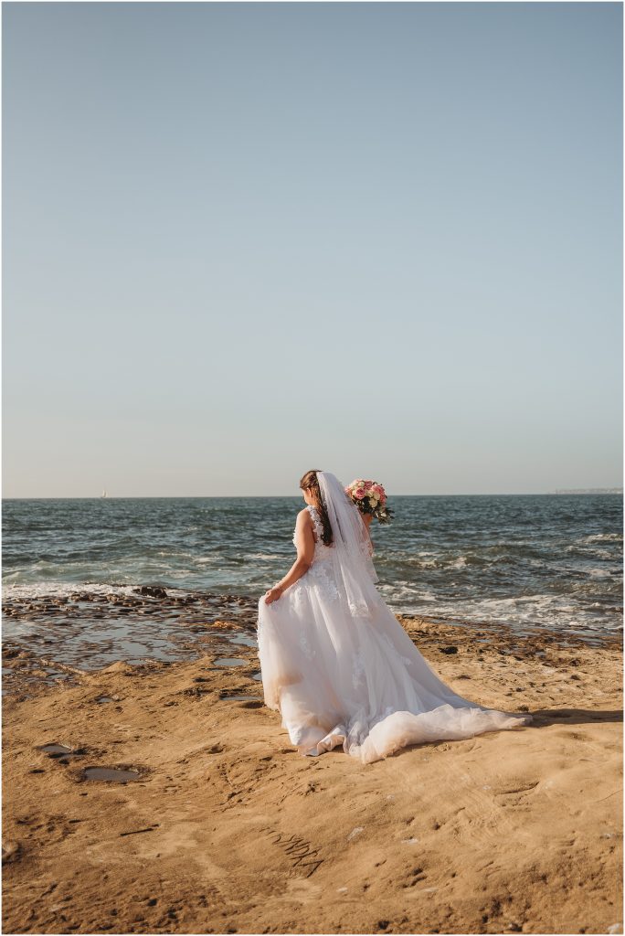 Sunset Cliffs, San Diego Elopement by Dallas based Destination Wedding Photographer 